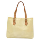 LOUIS VUITTON Monogram Vernis Brentwood Shoulder Bag Perle M91512 Auth 138653-13