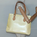 LOUIS VUITTON Monogram Vernis Brentwood Shoulder Bag Perle M91512 Auth 138653-21