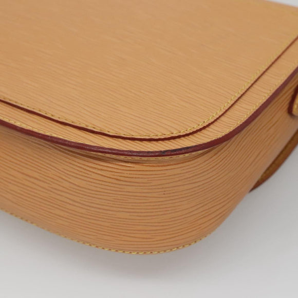 LOUIS VUITTON Epi Saint Cloud GM Shoulder Bag Beige M52196 LV Auth 138655