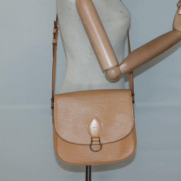 LOUIS VUITTON Epi Saint Cloud GM Shoulder Bag Beige M52196 LV Auth 138655