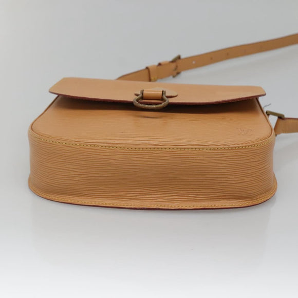 LOUIS VUITTON Epi Saint Cloud GM Shoulder Bag Beige M52196 LV Auth 138655