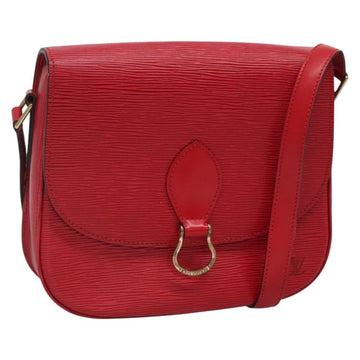 LOUIS VUITTON Epi Saint Cloud GM Shoulder Bag Red M52197 LV Auth 138659