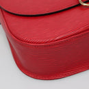 LOUIS VUITTON Epi Saint Cloud GM Shoulder Bag Red M52197 LV Auth 138659-16