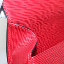 LOUIS VUITTON Epi Saint Cloud GM Shoulder Bag Red M52197 LV Auth 138659-8