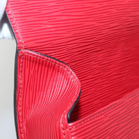 LOUIS VUITTON Epi Saint Cloud GM Shoulder Bag Red M52197 LV Auth 138659