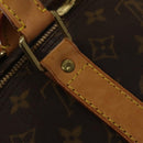 LOUIS VUITTON Monogram Keepall 55 Boston Bag M41424 LV Auth 138666-17