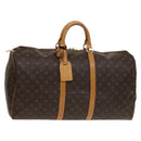 LOUIS VUITTON Monogram Keepall 55 Boston Bag M41424 LV Auth 138666-1
