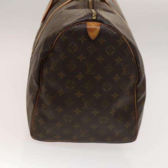 LOUIS VUITTON Monogram Keepall 55 Boston Bag M41424 LV Auth 138666
