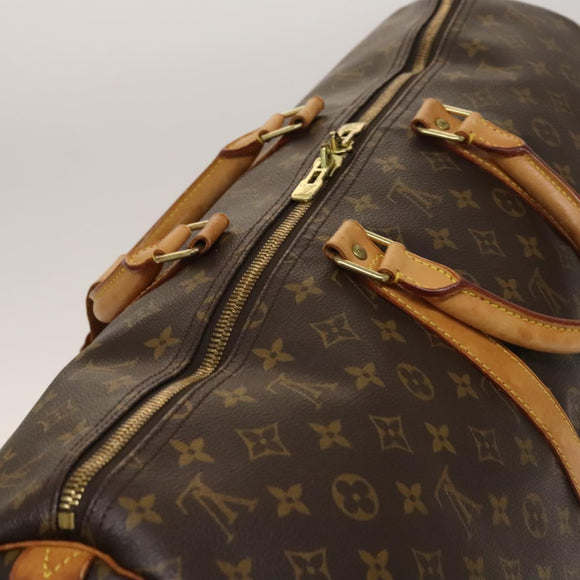 LOUIS VUITTON Monogram Keepall 55 Boston Bag M41424 LV Auth 138666