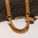 LOUIS VUITTON Monogram Keepall 55 Boston Bag M41424 LV Auth 138666-7
