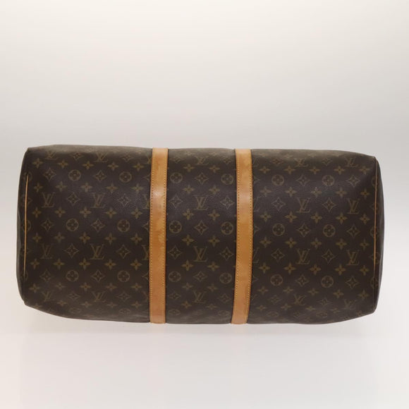 LOUIS VUITTON Monogram Keepall 55 Boston Bag M41424 LV Auth 138666