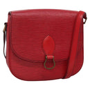 LOUIS VUITTON Epi Saint Cloud GM Shoulder Bag Red M52197 LV Auth 138670-1