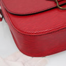 LOUIS VUITTON Epi Saint Cloud GM Shoulder Bag Red M52197 LV Auth 138670-16