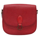 LOUIS VUITTON Epi Saint Cloud GM Shoulder Bag Red M52197 LV Auth 138670-13