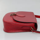 LOUIS VUITTON Epi Saint Cloud GM Shoulder Bag Red M52197 LV Auth 138670-4