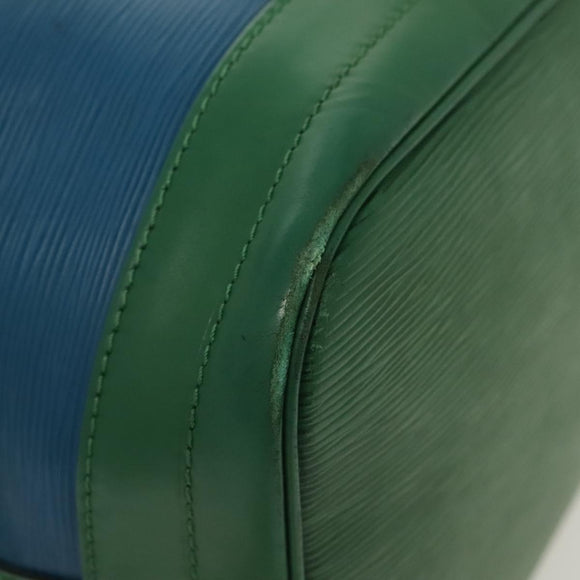 LOUIS VUITTON Epi Noe Shoulder Bag Bicolor Green Blue M44044 LV Auth 138673