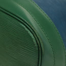 LOUIS VUITTON Epi Noe Shoulder Bag Bicolor Green Blue M44044 LV Auth 138673-9