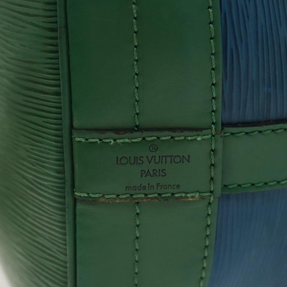 LOUIS VUITTON Epi Noe Shoulder Bag Bicolor Green Blue M44044 LV Auth 138673