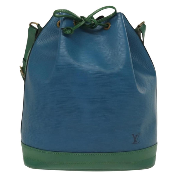 LOUIS VUITTON Epi Noe Shoulder Bag Bicolor Green Blue M44044 LV Auth 138673