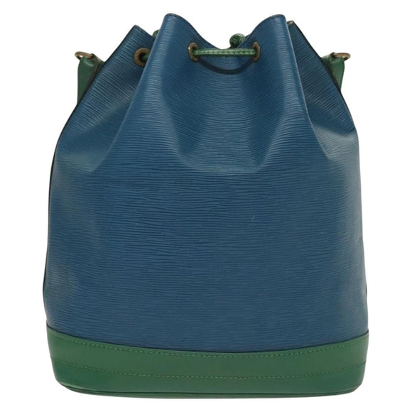 LOUIS VUITTON Epi Noe Shoulder Bag Bicolor Green Blue M44044 LV Auth 138673