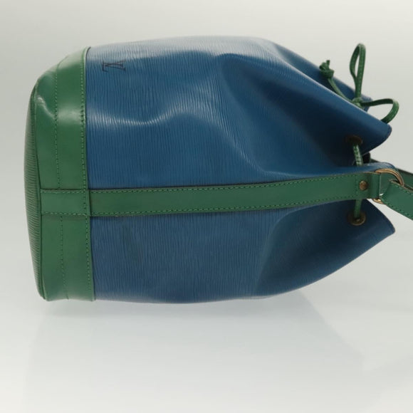 LOUIS VUITTON Epi Noe Shoulder Bag Bicolor Green Blue M44044 LV Auth 138673