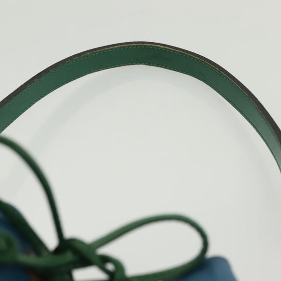 LOUIS VUITTON Epi Noe Shoulder Bag Bicolor Green Blue M44044 LV Auth 138673