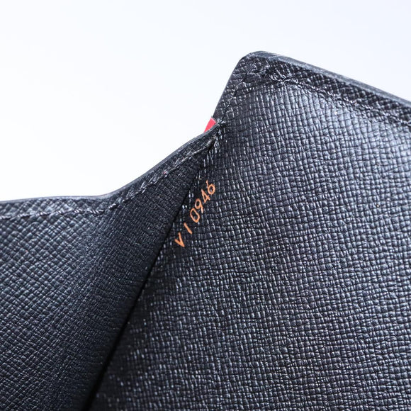 LOUIS VUITTON Epi Bicolor Varenne Hand Bag Black Red M52387 LV Auth 138674