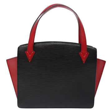 LOUIS VUITTON Epi Bicolor Varenne Hand Bag Black Red M52387 LV Auth 138674 - 0