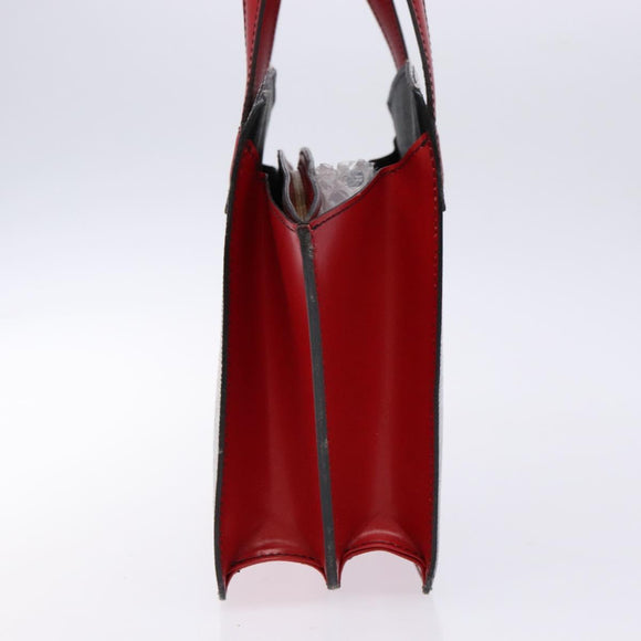 LOUIS VUITTON Epi Bicolor Varenne Hand Bag Black Red M52387 LV Auth 138674