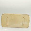 LOUIS VUITTON Monogram Vernis Alma GM Hand Bag Broncorail M91450 LV Auth 138675-6