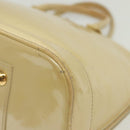 LOUIS VUITTON Monogram Vernis Alma GM Hand Bag Broncorail M91450 LV Auth 138675-16