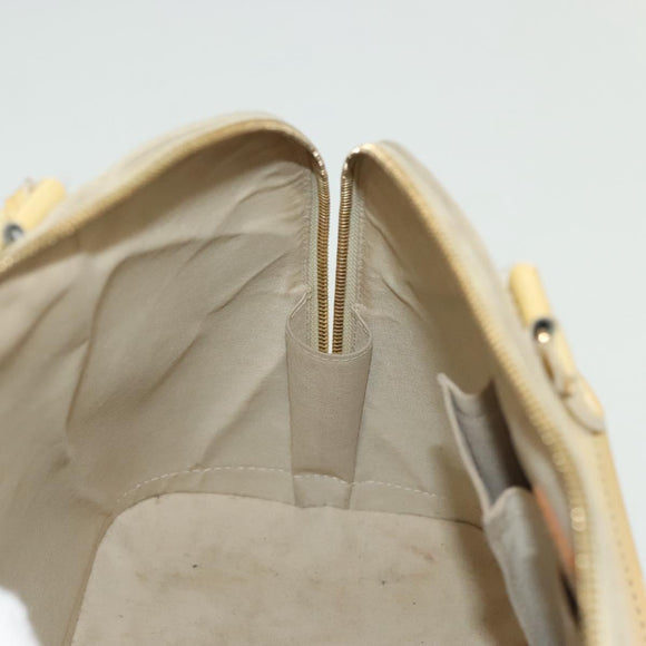 LOUIS VUITTON Monogram Vernis Alma GM Hand Bag Broncorail M91450 LV Auth 138675