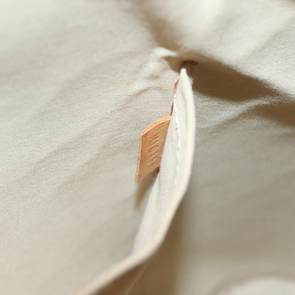 LOUIS VUITTON Monogram Vernis Alma GM Hand Bag Broncorail M91450 LV Auth 138675