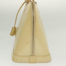 LOUIS VUITTON Monogram Vernis Alma GM Hand Bag Broncorail M91450 LV Auth 138675-3