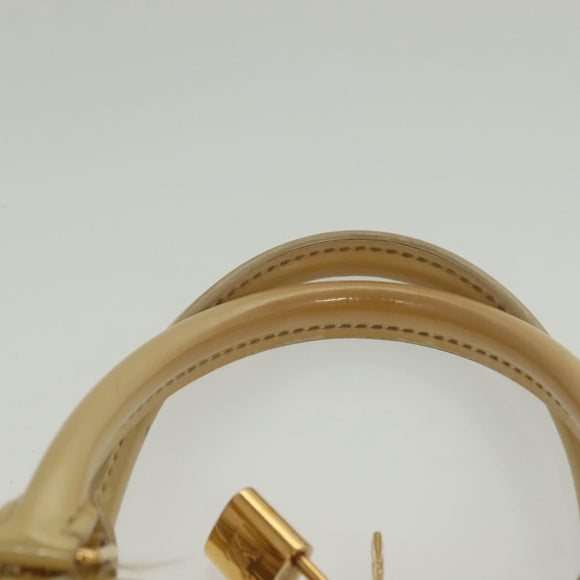 LOUIS VUITTON Monogram Vernis Alma GM Hand Bag Broncorail M91450 LV Auth 138675