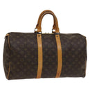 LOUIS VUITTON Monogram Keepall 45 Boston Bag M41428 LV Auth 138684-1