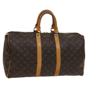LOUIS VUITTON Monogram Keepall 45 Boston Bag M41428 LV Auth 138684