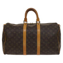 LOUIS VUITTON Monogram Keepall 45 Boston Bag M41428 LV Auth 138684-2