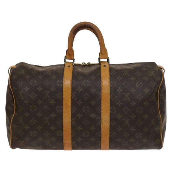 LOUIS VUITTON Monogram Keepall 45 Boston Bag M41428 LV Auth 138684