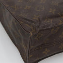 LOUIS VUITTON Monogram Sac Plat Hand Bag M51140 LV Auth 138697-16