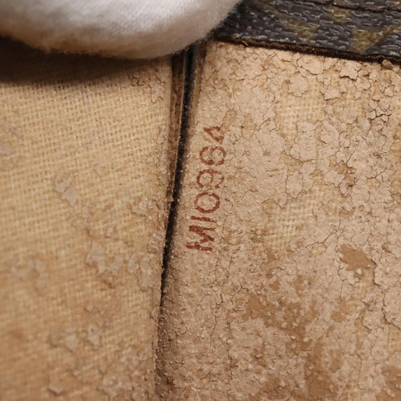 LOUIS VUITTON Monogram Sac Plat Hand Bag M51140 LV Auth 138697