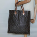 LOUIS VUITTON Monogram Sac Plat Hand Bag M51140 LV Auth 138697-19
