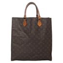 LOUIS VUITTON Monogram Sac Plat Hand Bag M51140 LV Auth 138697-13