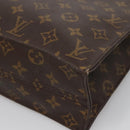 LOUIS VUITTON Monogram Sac Plat Hand Bag M51140 LV Auth 138698-10