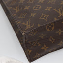 LOUIS VUITTON Monogram Sac Plat Hand Bag M51140 LV Auth 138698-11