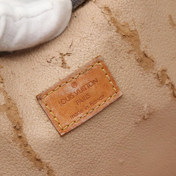 LOUIS VUITTON Monogram Sac Plat Hand Bag M51140 LV Auth 138698