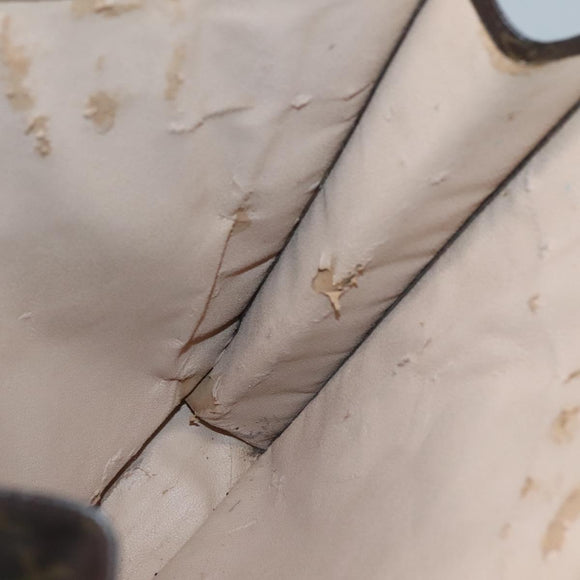 LOUIS VUITTON Monogram Sac Plat Hand Bag M51140 LV Auth 138698