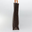 LOUIS VUITTON Monogram Sac Plat Hand Bag M51140 LV Auth 138698-5