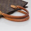 LOUIS VUITTON Monogram Sac Plat Hand Bag M51140 LV Auth 138698-7