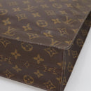 LOUIS VUITTON Monogram Sac Plat Hand Bag M51140 LV Auth 138699-17